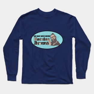 Morning Brown Aunty Donna Mark Long Sleeve T-Shirt